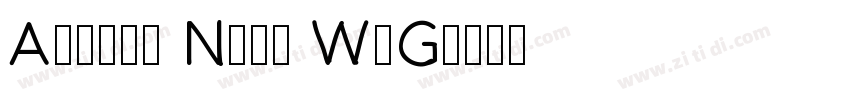 Avenir Next W1G字体转换